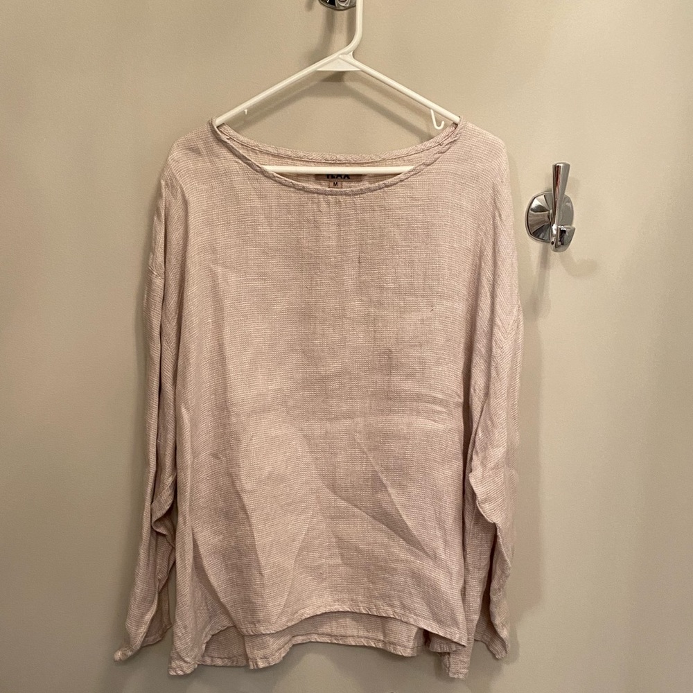 Flax medium 100% linen top